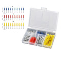 60 Pack Plastic Self Drilling Wall Anchors with Screws M5 M6 M8