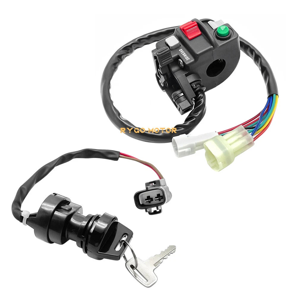 Handlebar Start Stop Switch & Ignition Key Switch for Yamaha Big Bear 400 (2007–2008)