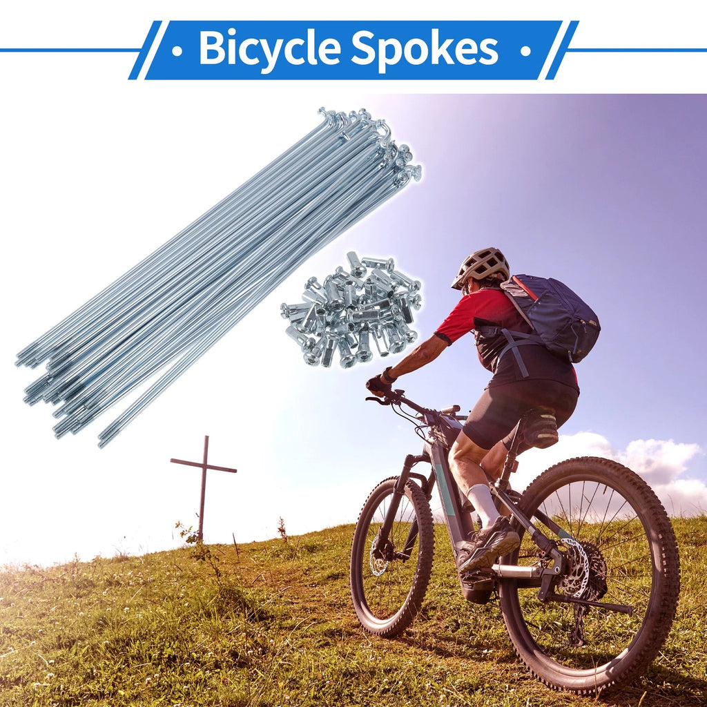 Bicycle Spokes Nipple 12G 183mm Replacement for Universal Use (Any Make)