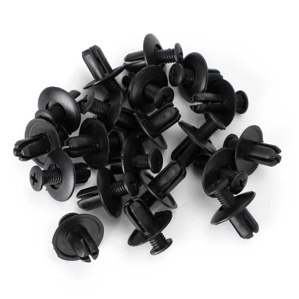 20x 8mm Fairing Clip Screw Rivets for Suzuki GSX