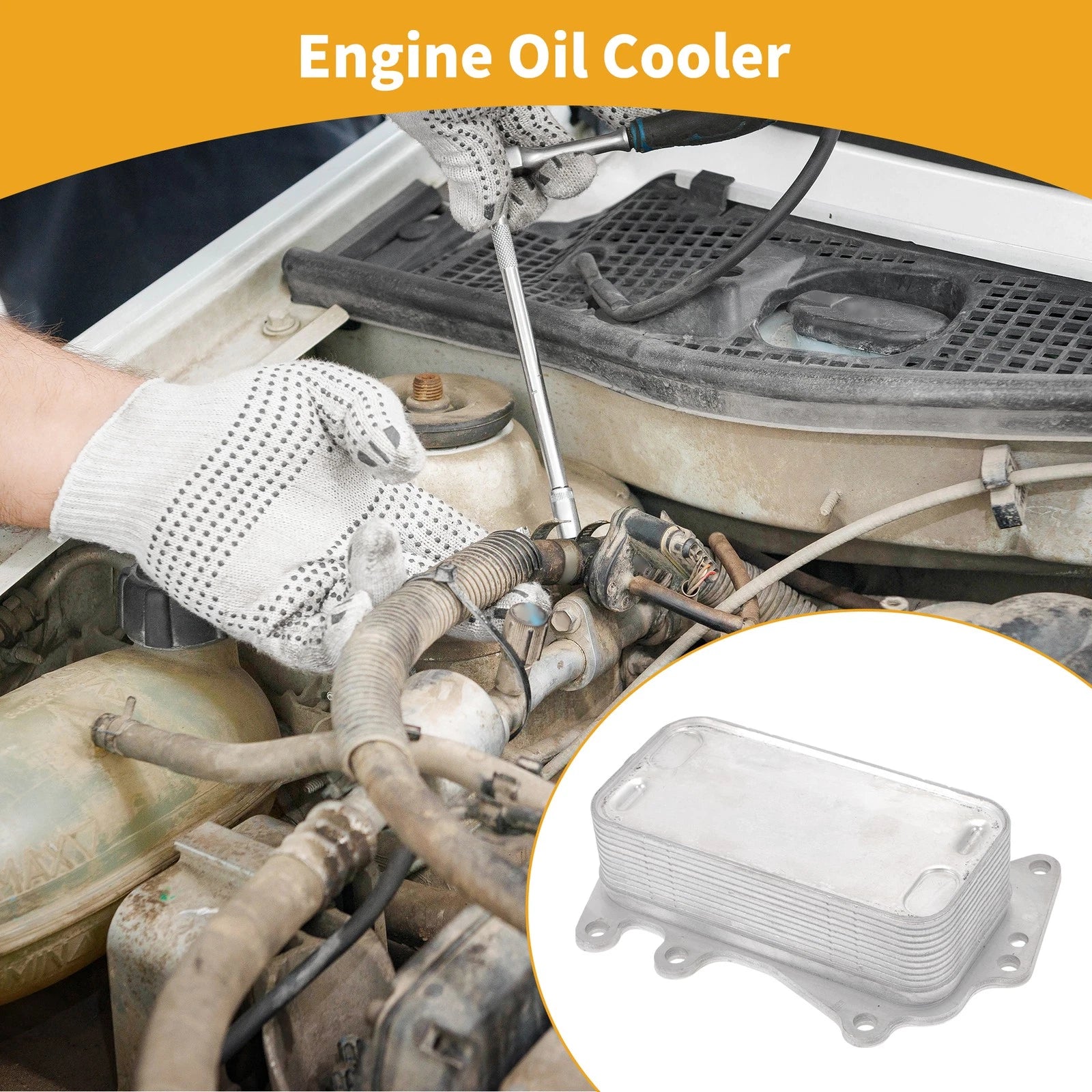 Engine Oil Cooler for BMW X3 2010–2017 for BMW 328d Transmission Cooler