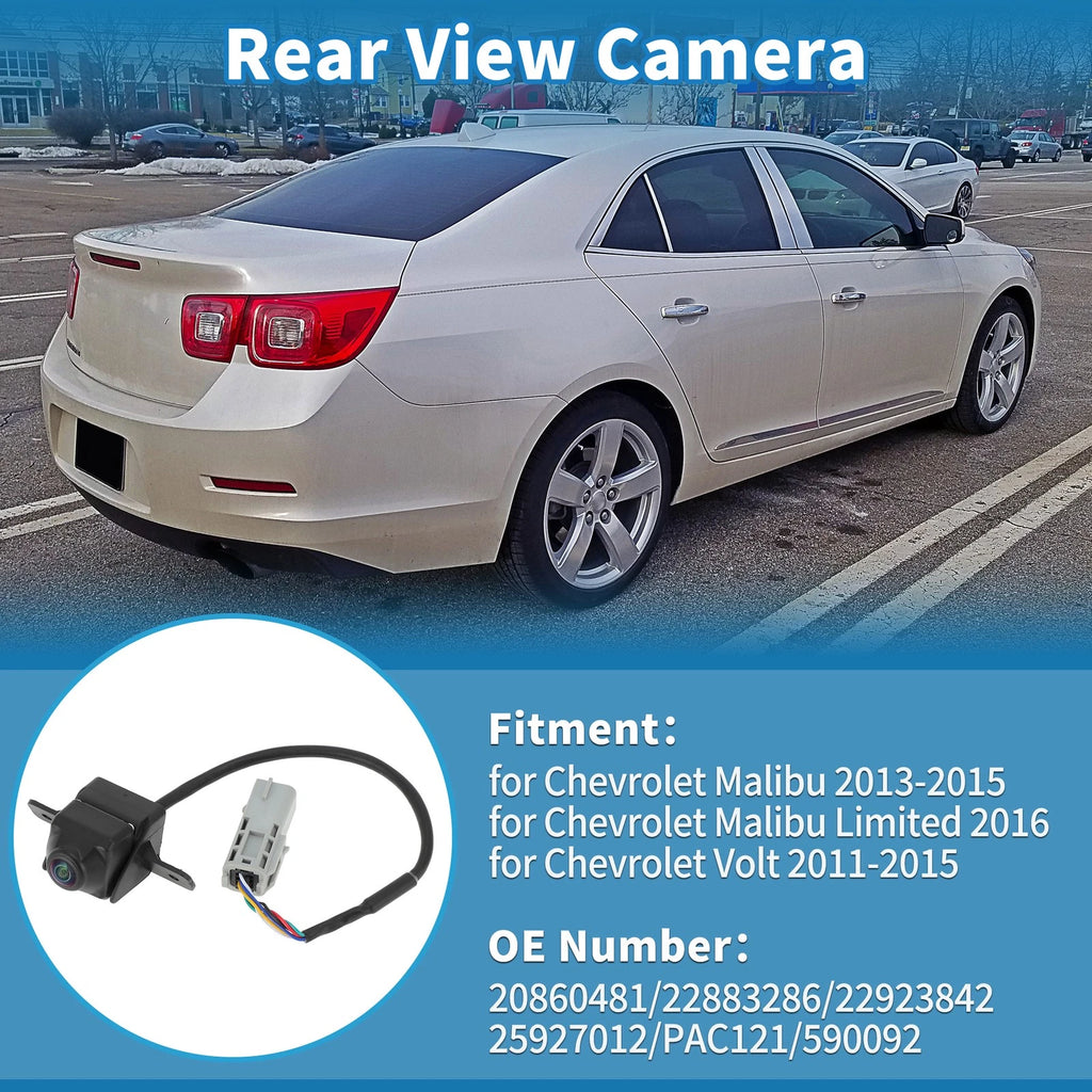 Rear View Park Assist Backup Camera for Chevrolet Malibu (2013–2015)