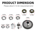 Rear Diff Ring Pinion Gear Bearings for Honda Rancher TRX350FE/FM/TE/TM (2000–2006)