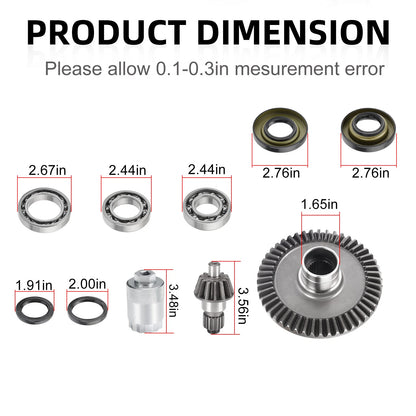 Rear Diff Ring Pinion Gear Bearings for Honda Rancher TRX350FE/FM/TE/TM (2000–2006)