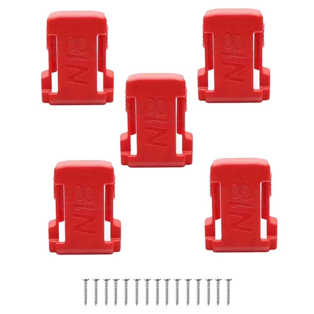 Organizer for 18V Tool Batteries with Belt Clip Holder