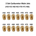 14pc Carb Main Jet Repair Parts for Predator 212cc, Honda GX160, GX200 (#50-#80)
