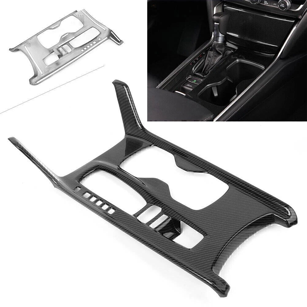 Inner Gear Shift Box Panel Holder Trim for Honda Accord (2018) ABS Fiber