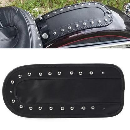 Rear Fender Bib Solo Seat for Harley Heritage Softail (2006–2017) Black PU Leather