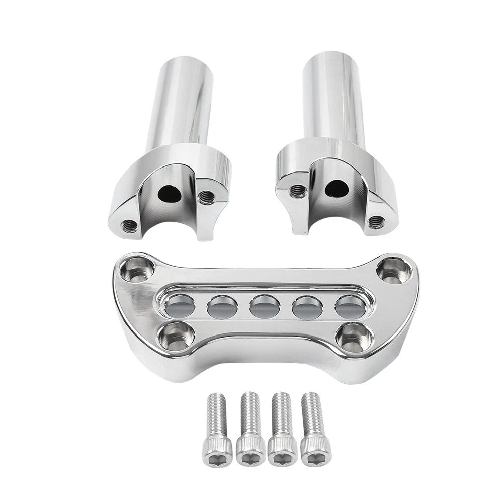 4" Handlebar Riser 1" Top Clamp for Harley Road Glide Softail (2000–2023)