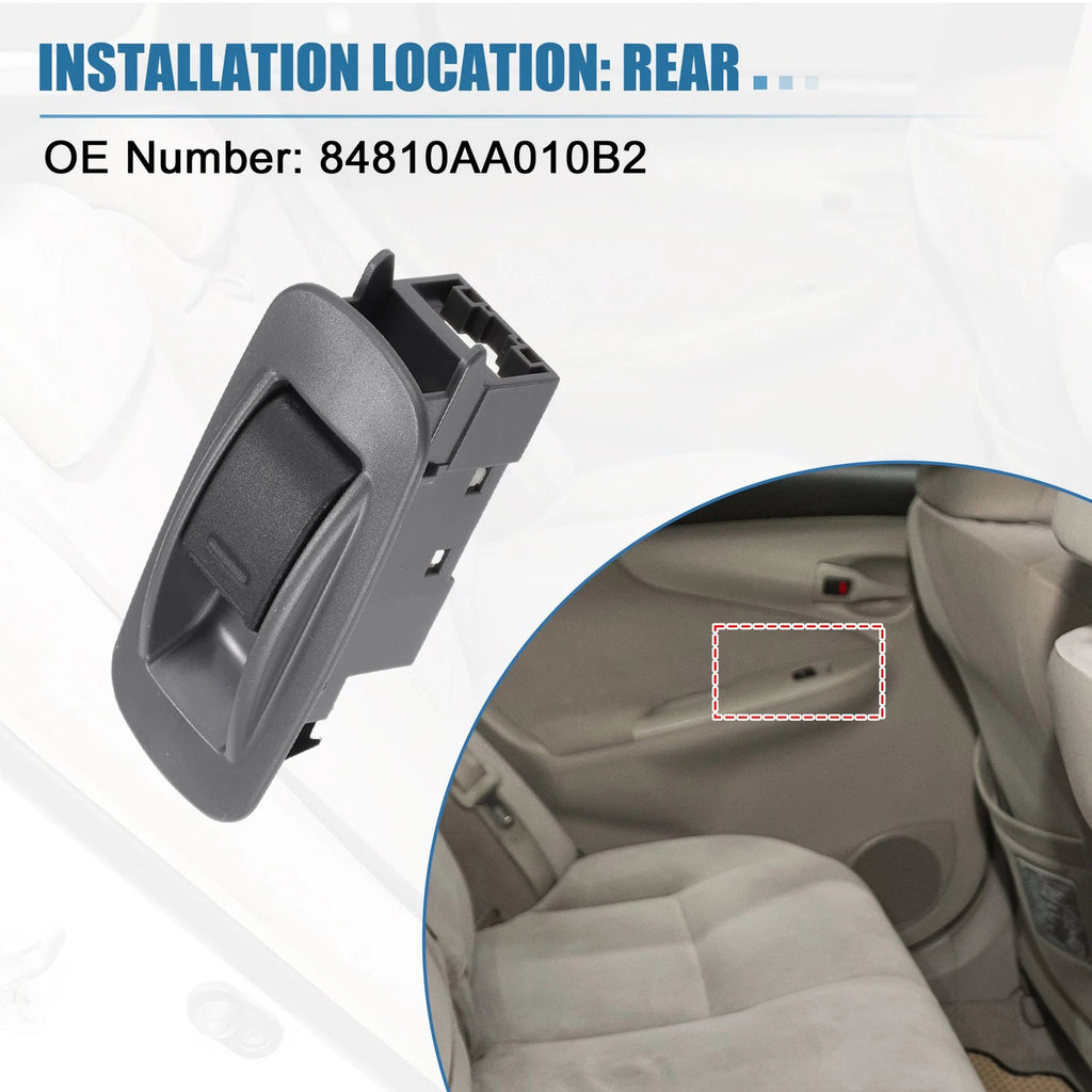 Rear Car Power Window Switch Replacement for Toyota Tacoma (2005–2012)