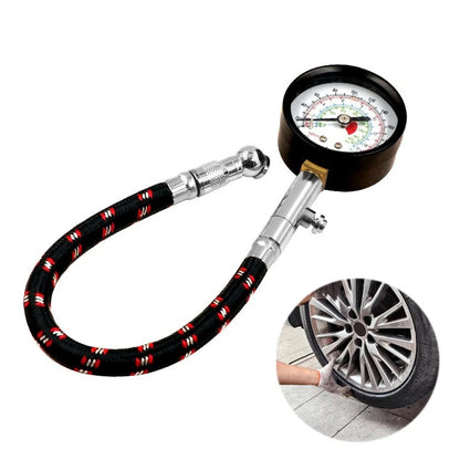 Tire Pressure Gauge with Air Release Valve for Roadside Tire Check