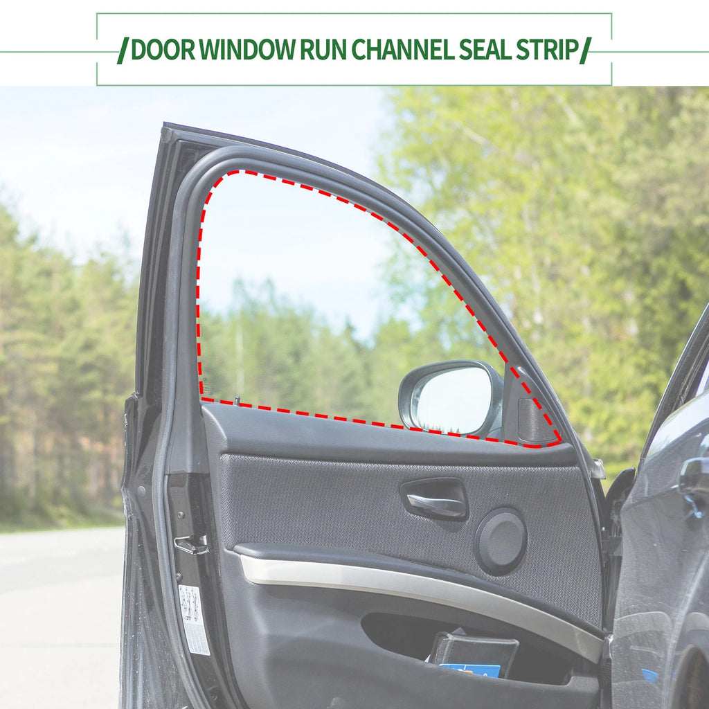 Front Left Door Window Run Channel Seal Strip Replacement for Honda Fit (2008–2014)
