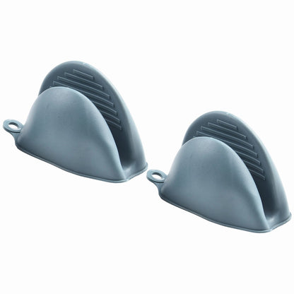 Set of 2 Silicone Heat Resistant Kitchen Gloves for Cooking
