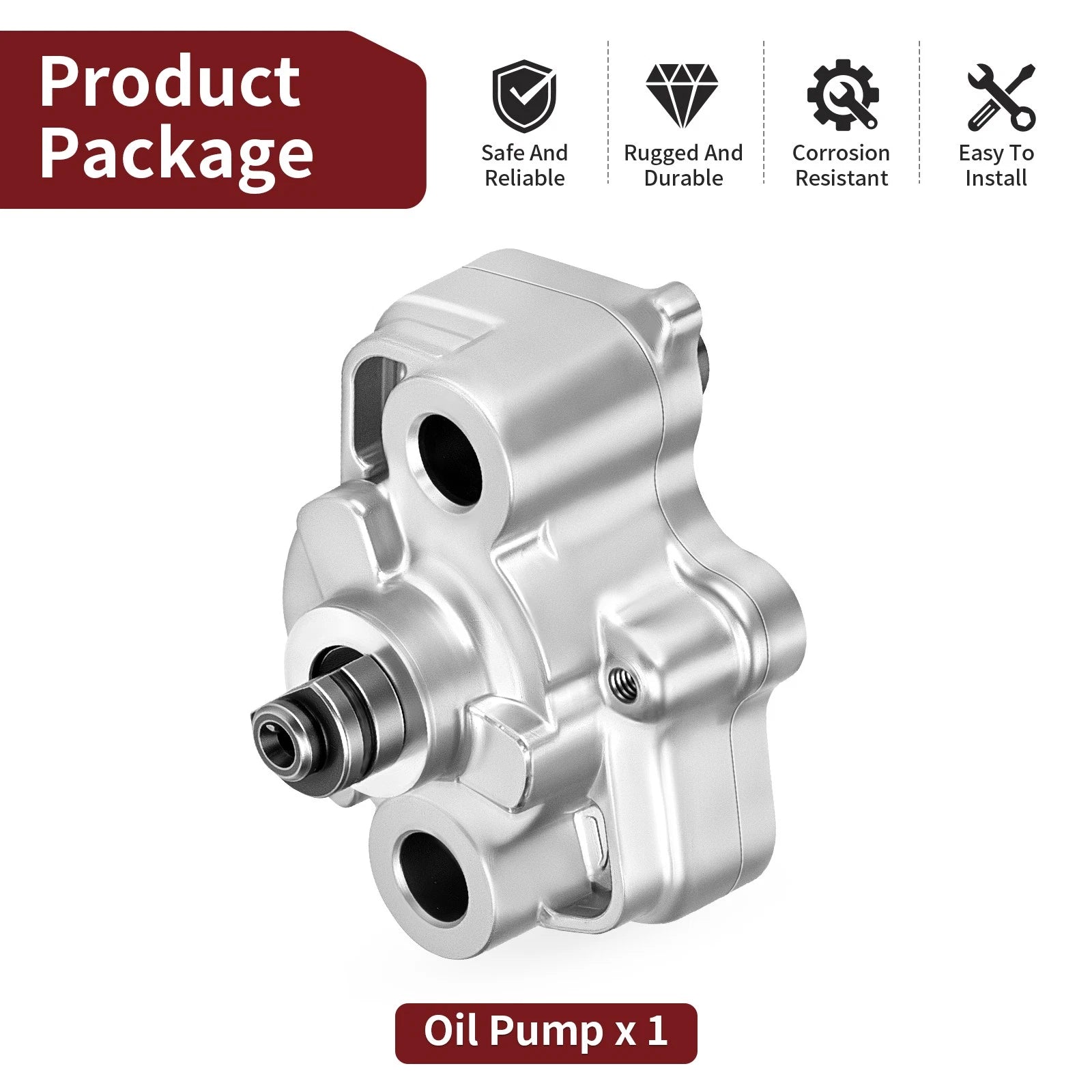 Oil Pump 15100-HB3-840 for Honda FourTrax 200 ATC200X TR200 (1986–1997)