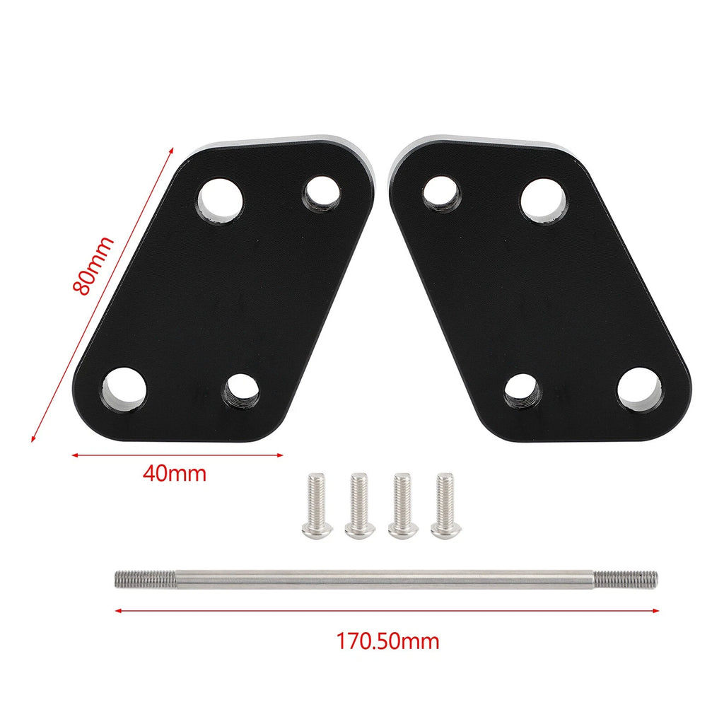 Rearset Footpeg Offset Plate for Suzuki Gixxer 250 Gixxer SF250 (2020–2022) ED22B T9