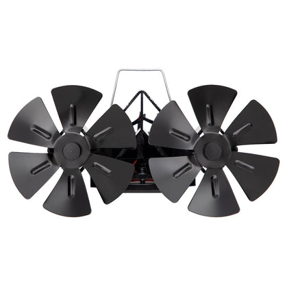 12 Blade Fireplace Fan for Wall Mount
