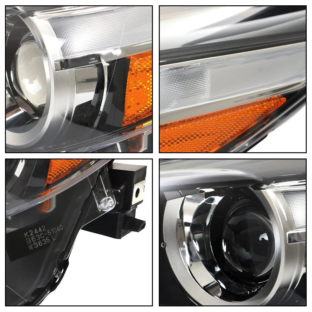 Headlamp Assembly LH for Mazda 3 (2017–2018) - Clear Halogen