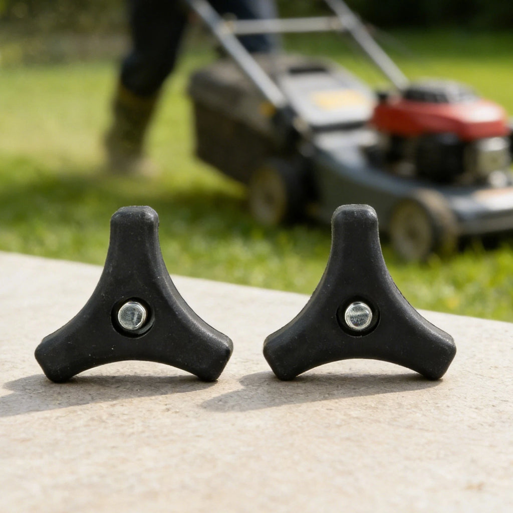 Set of 2 Triangle Handle Bolts for Lawn Mower