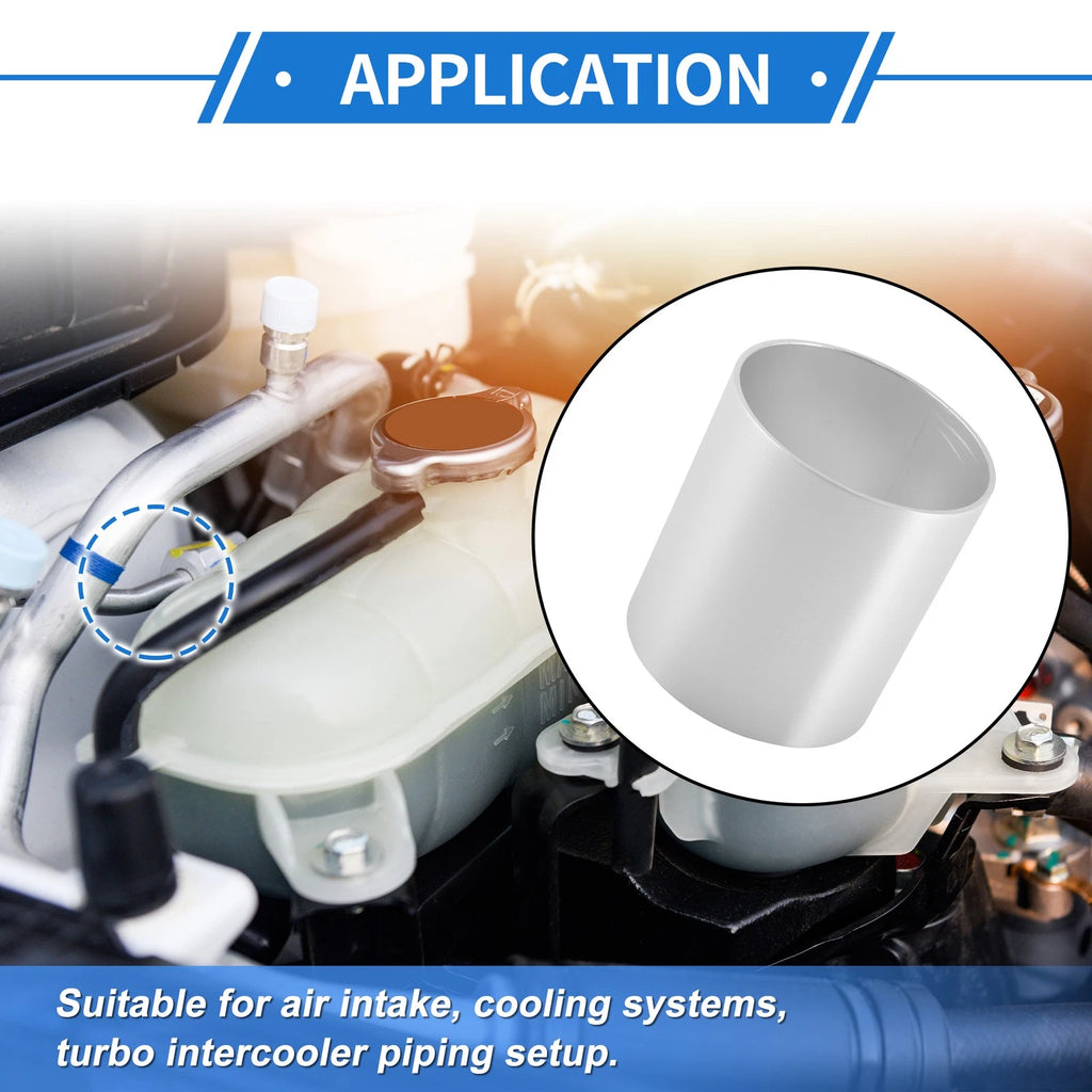 2.76" OD Intercooler Pipe for - Brushed Silver Tone