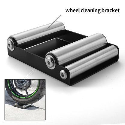 High quality and Durable Motorcycle Roller Stand Wheel Cleaning Paddock Stand