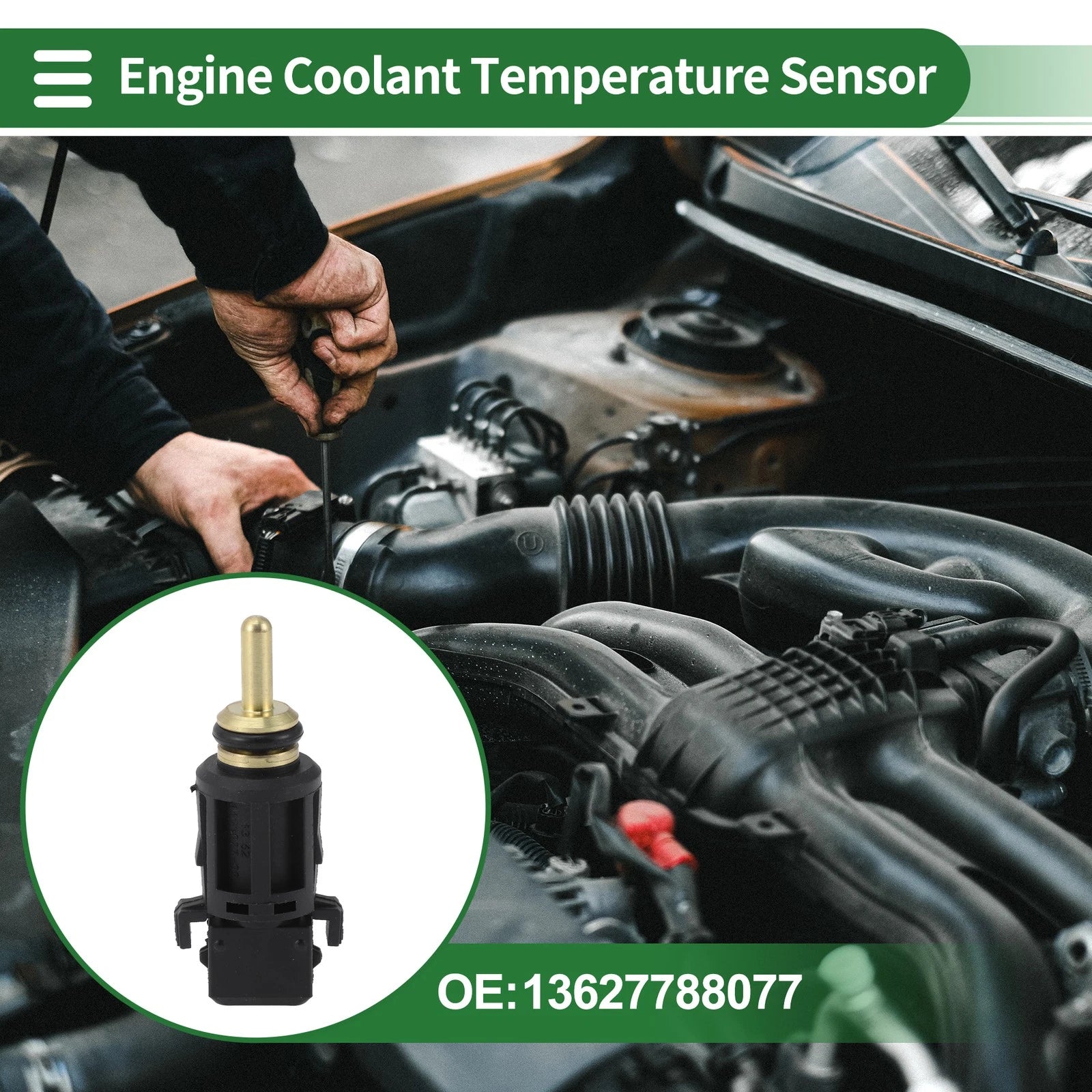 Engine Coolant Temperature Sensor Replacement for BMW 128i (2010–2010)
