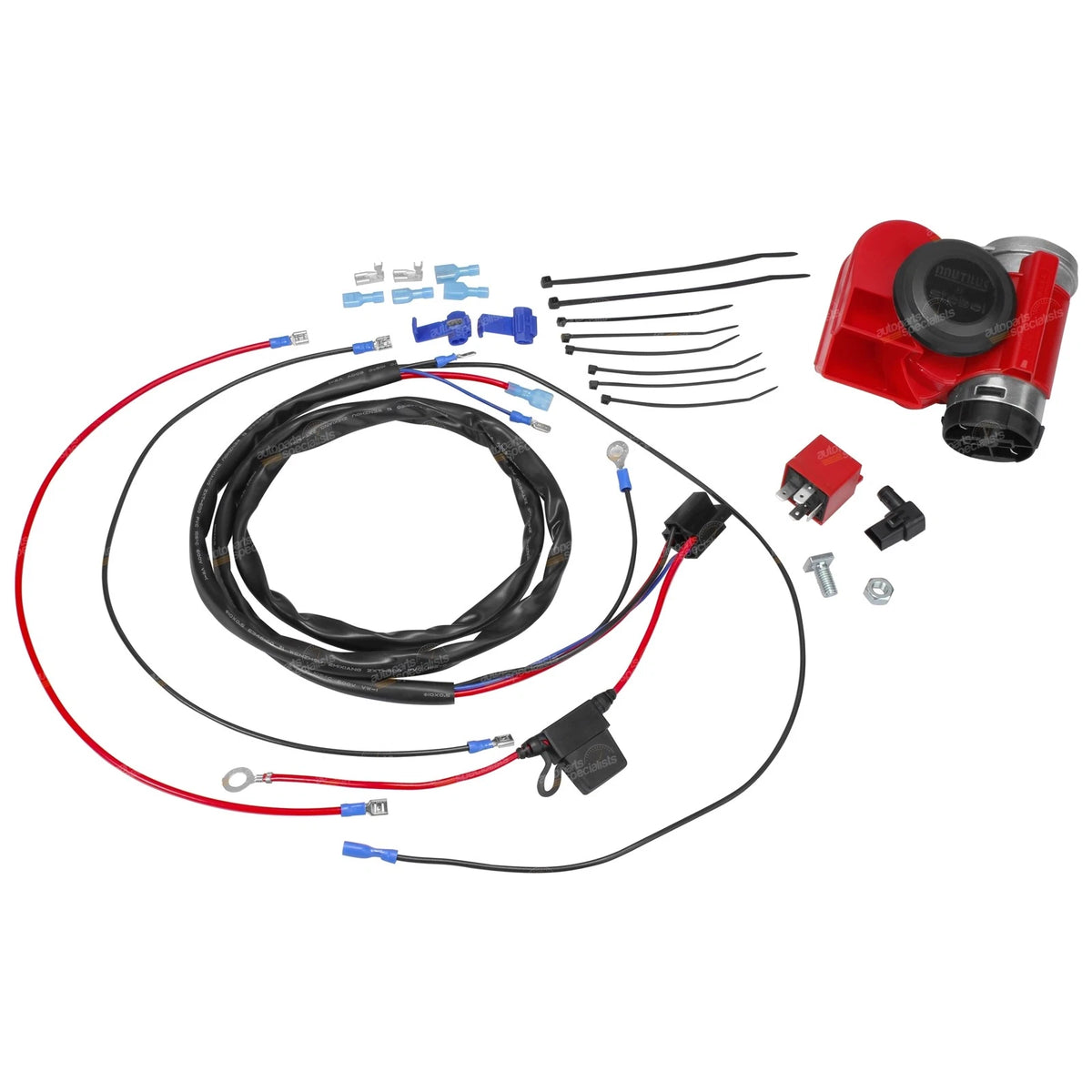 Stebel Nautilus Compact 12V Car Air Horn + Wiring Harness for Universal (2010–2023)
