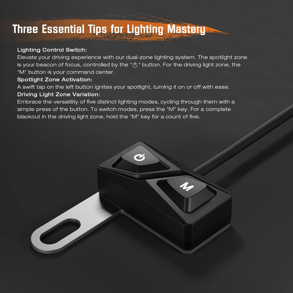 2X LED Pod Off Road Lights for SUV UTV (2010–2023)