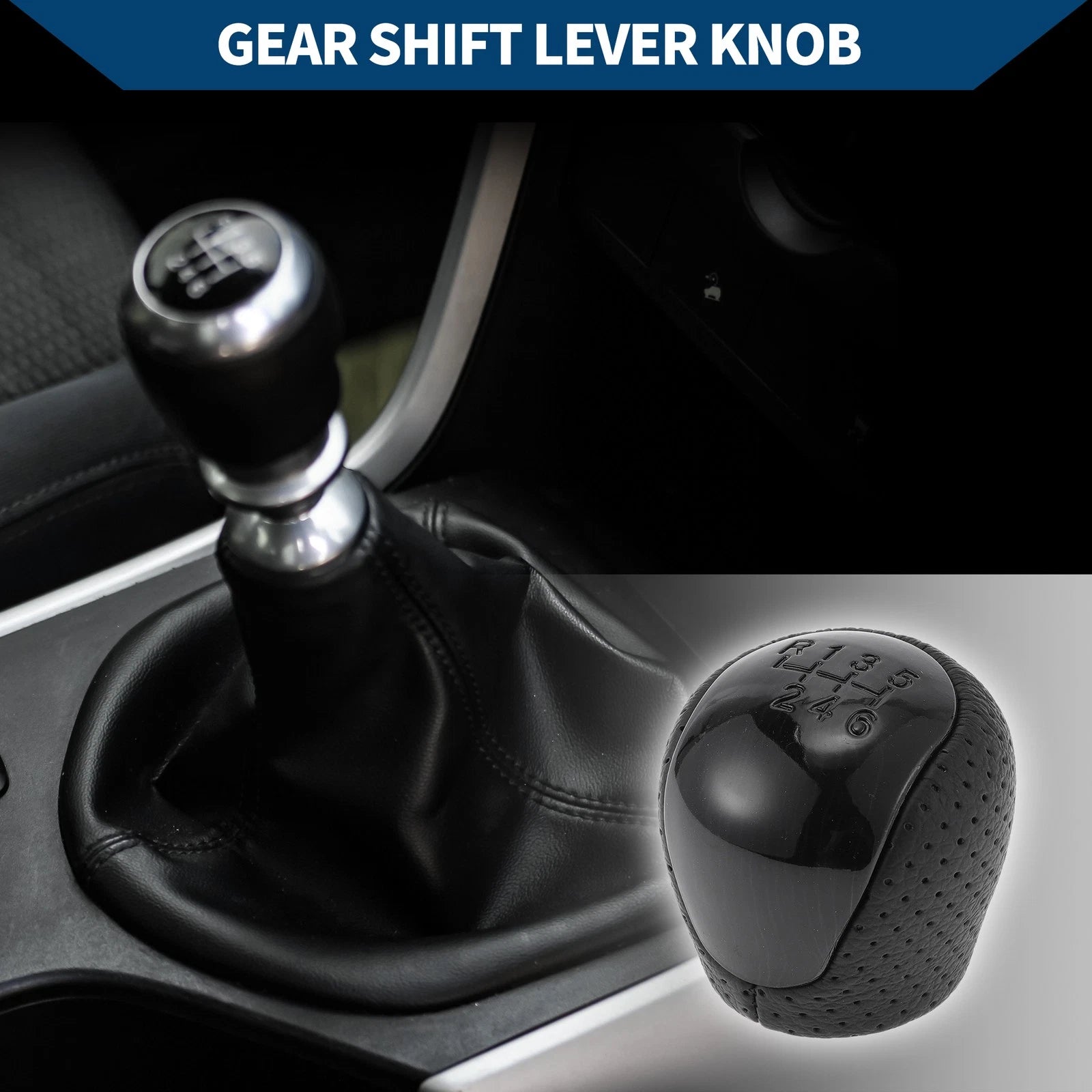 6 Speed Manual Shift Knob Replacement for Hyundai Elantra (2008–2009)
