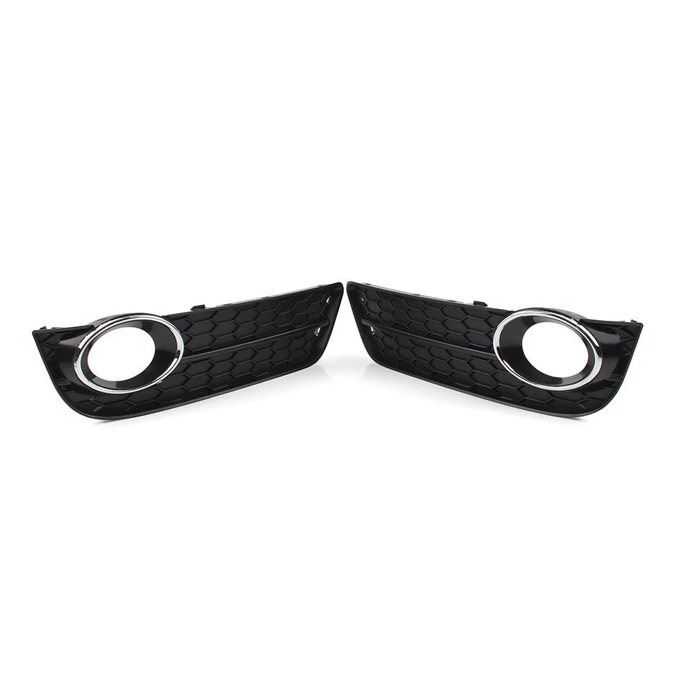 Pair ABS Front Bumper Fog Light Cover Grille for Audi A5 (2008–2011)