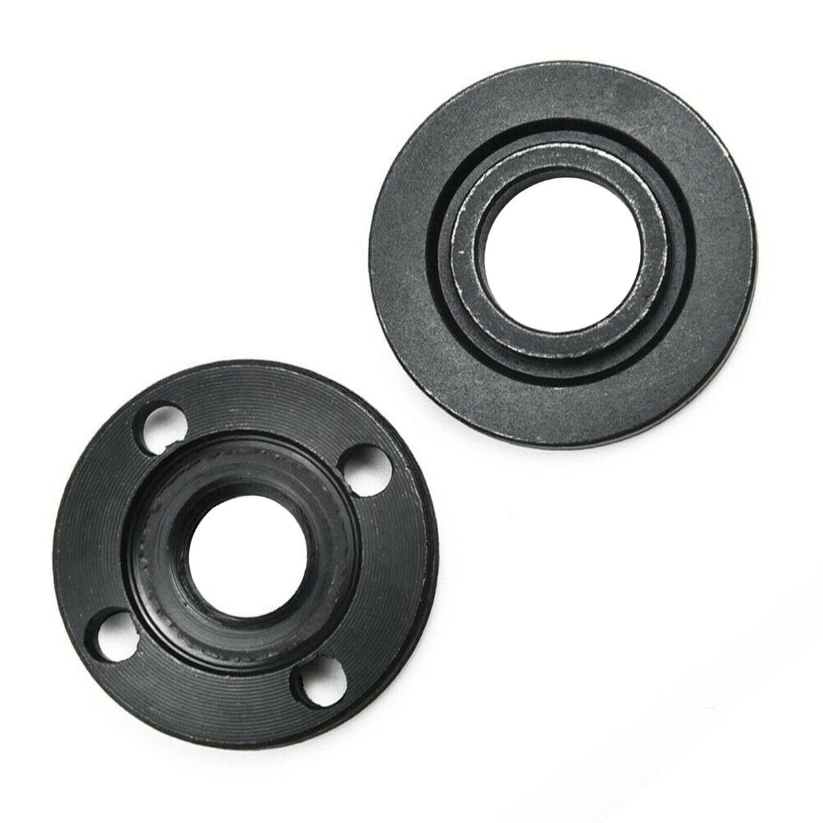 2X M14 Thread Angle Grinder Flange Nut Set Inner & Outer Lock Nuts