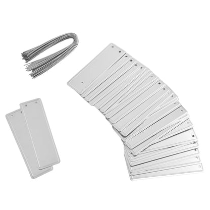 50pcs Double Sided Aluminum Plant Labels for Garden Use (2023)