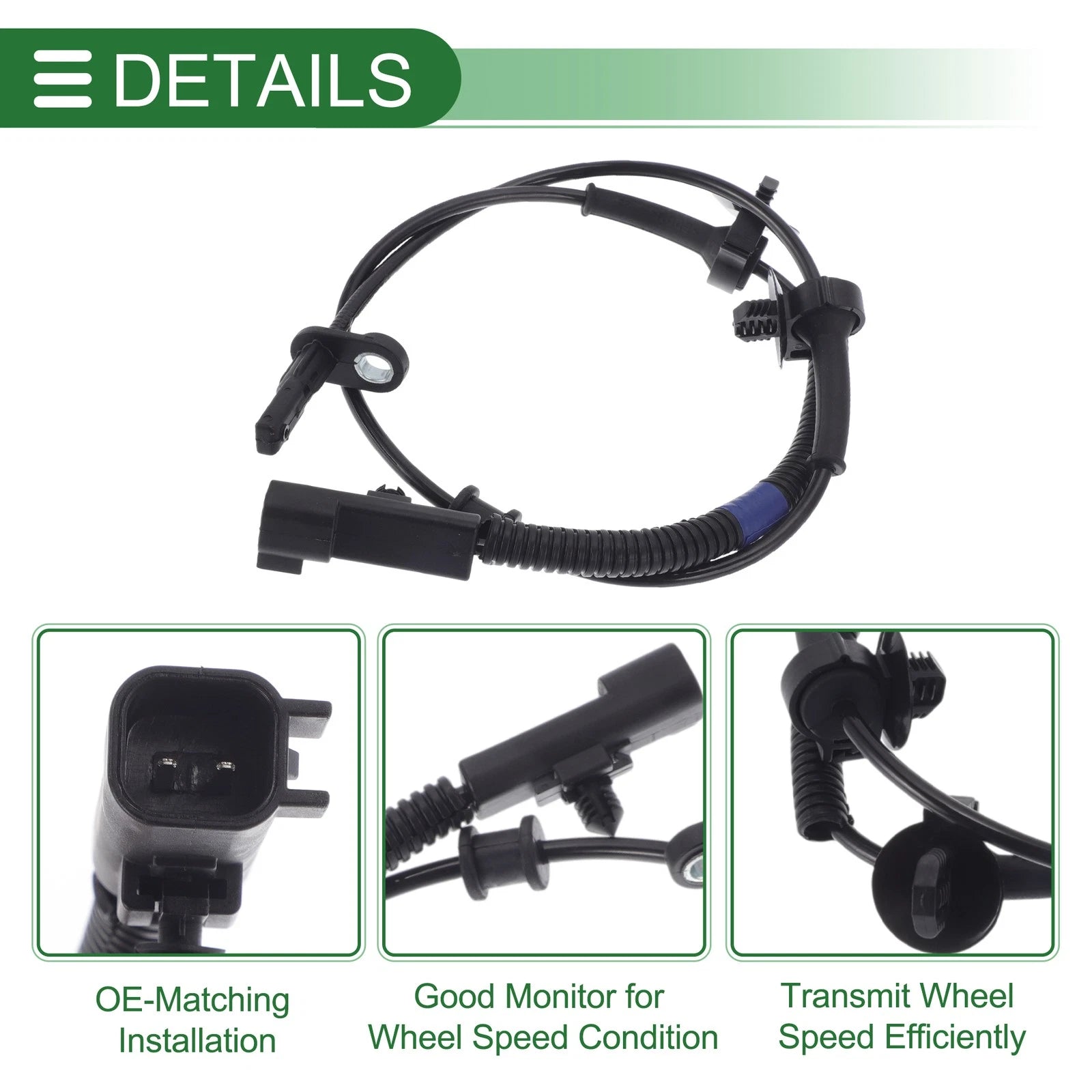 ABS Wheel Speed Sensor for Ford Explorer (2002–2010) No.L1MZ2C204E