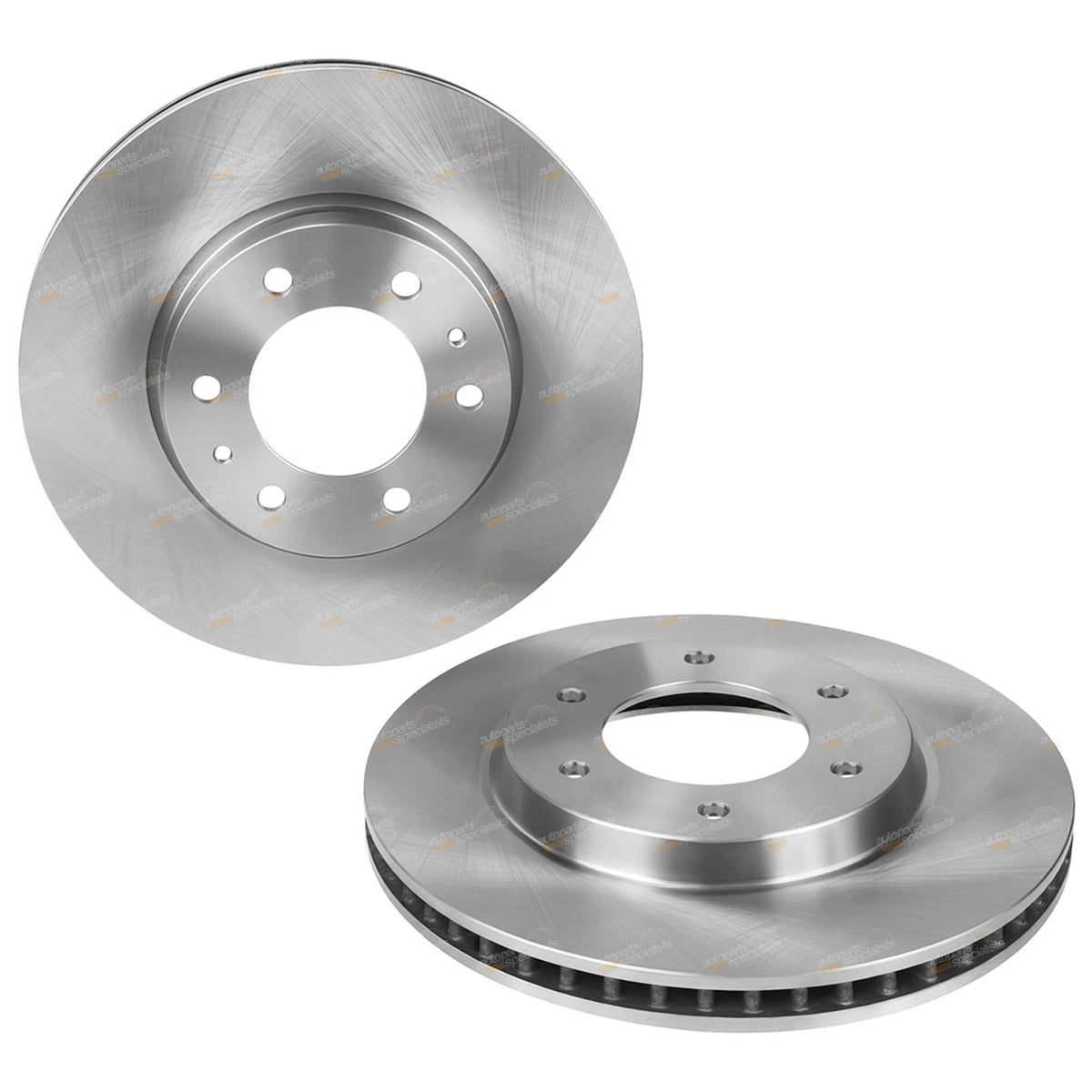 2x Front Disc Brake Rotors for Mitsubishi Pajero Sport QE (2015–2017) 320mm