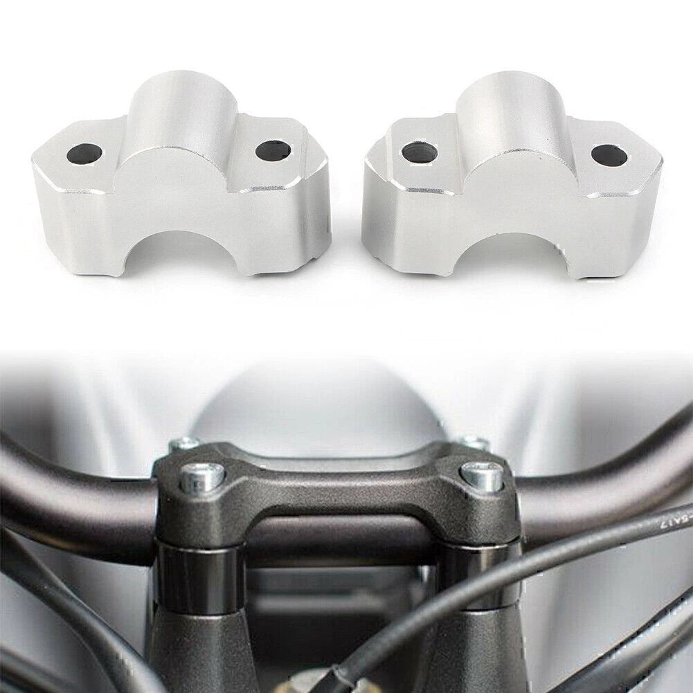 2 Pcs 22mm Handlebar Riser Mount Clamps for KAWASAKI VERSYS1000 2015-2018