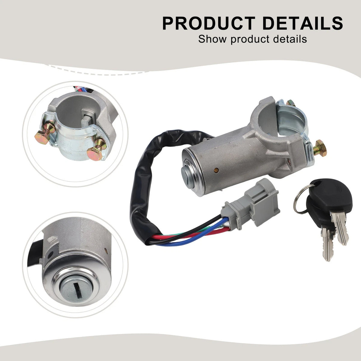 Ignition Switch Assembly for Iveco For Daily 1999 2006 All Models Plastic Metal