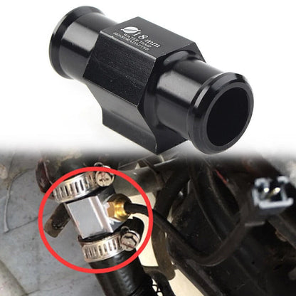 18mm Water Temp Temperature Joint Pipe Gauge Meter Radiator Sensor Hose Adapter