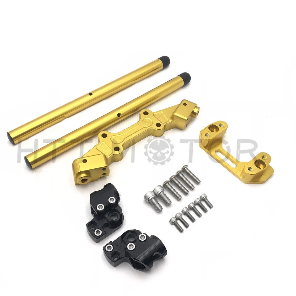 CNC Adjustable Handlebar w/ Adapter for Ducati Monster 821 1200 (2014–2017)