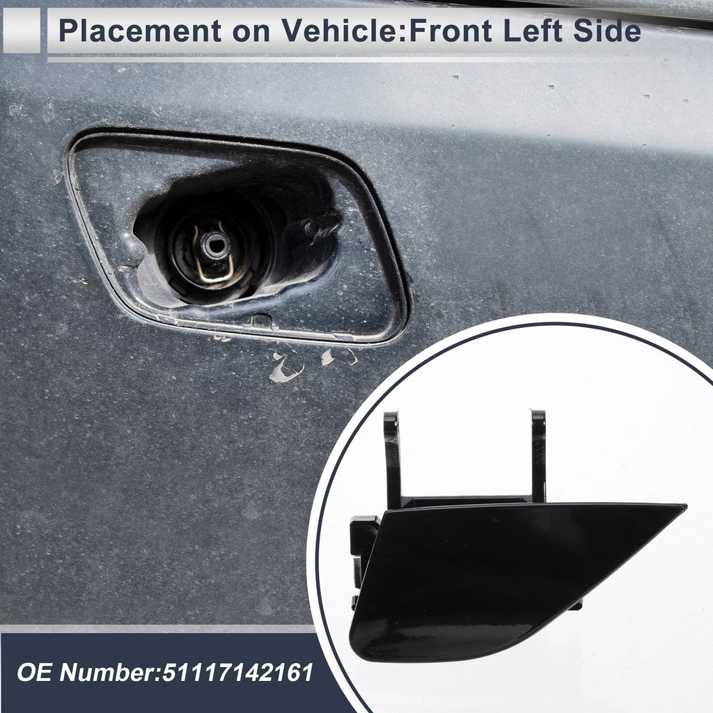 Front Left Headlight Washer Nozzle Cover Cap for BMW 750i (2009–2015)