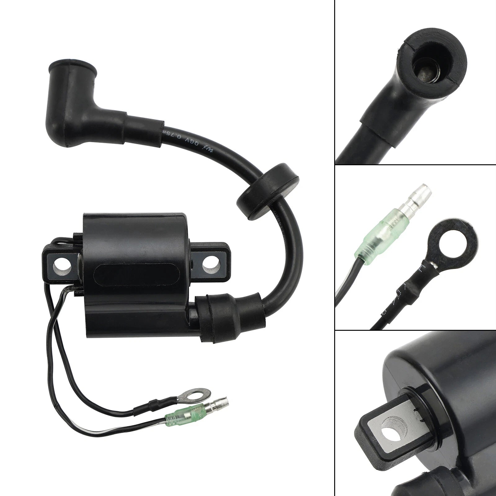 Ignition Coil for Yamaha 4HP 4C MHS/MHL, 5HP 5C MHL/MHS 6E0-85570-00