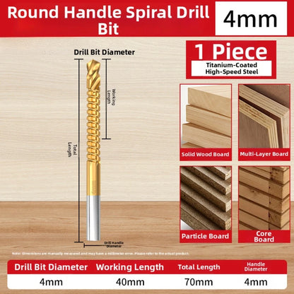 3-in-1 Drill Bit for Woodworking (Cutting, Drilling, Groove)