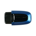 1x Blue ABS One Button Start Key Cover Case for Porsche Macan (2015–2023)