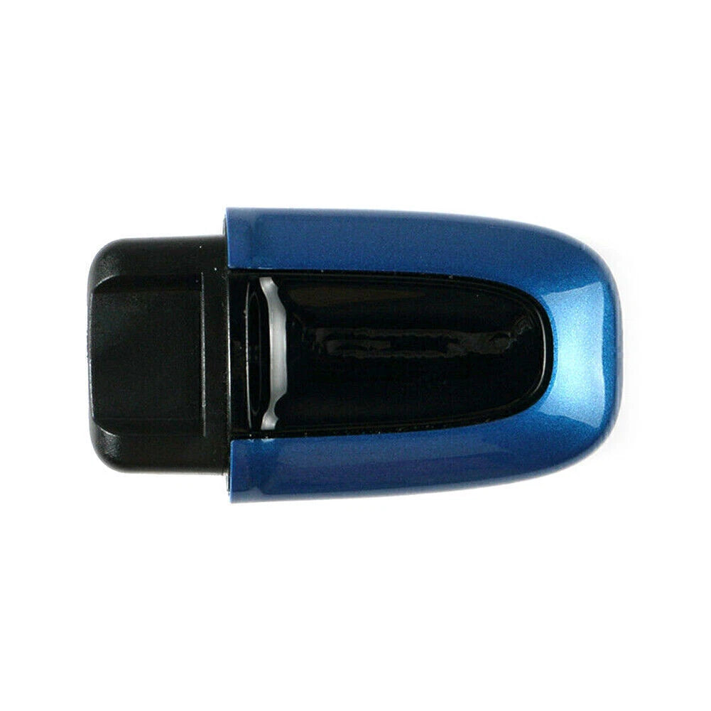 1x Blue ABS One Button Start Key Cover Case for Porsche Macan (2015–2023)