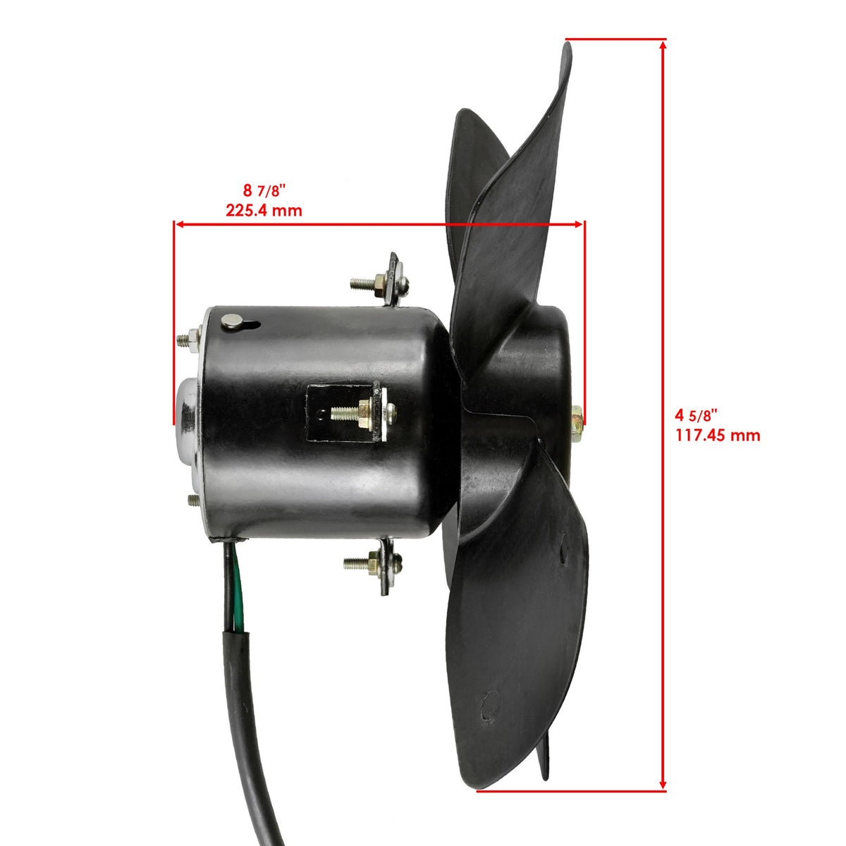 Radiator Cooling Fan Motor Replacement for Honda TRX450FE Foreman 450 (2002–2004)