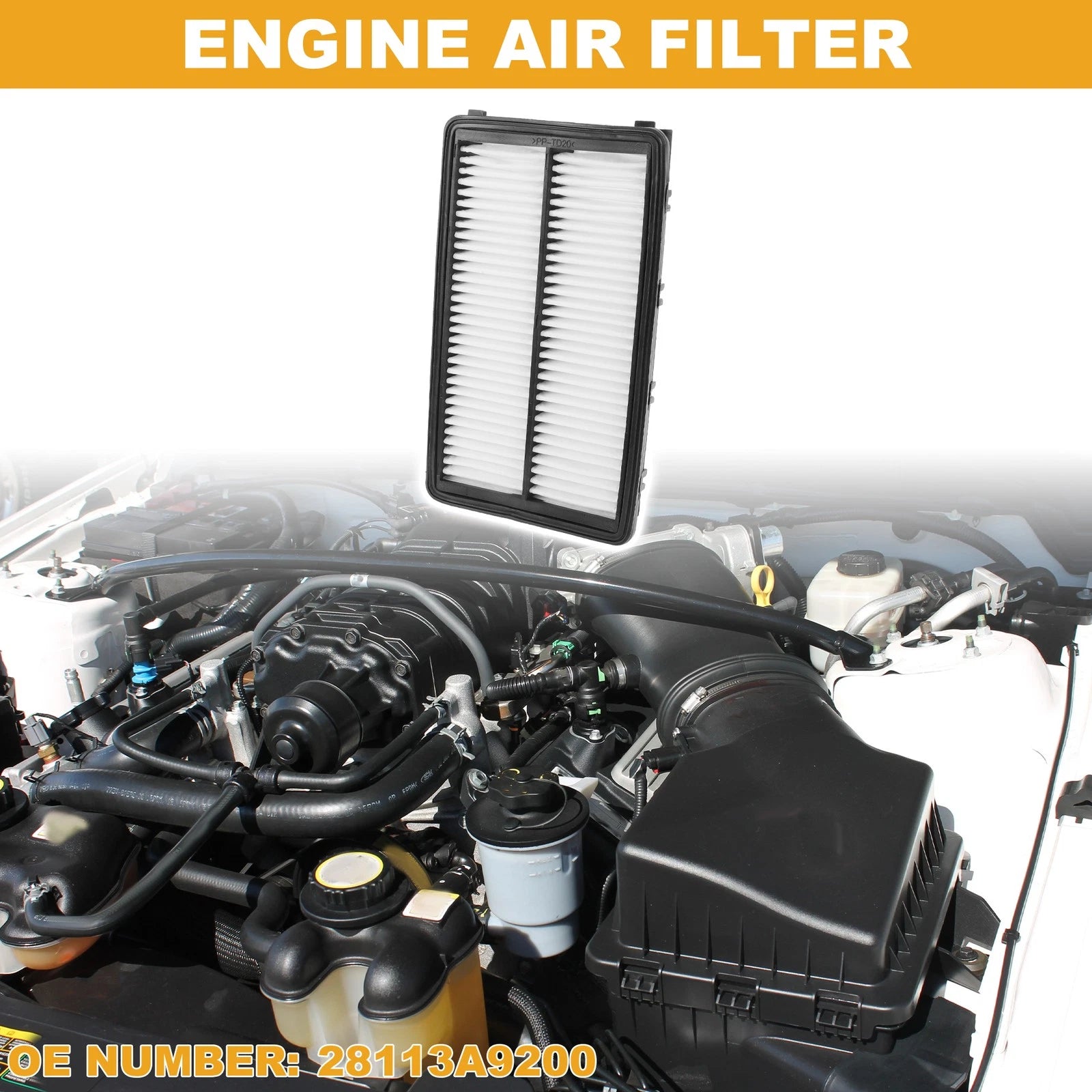 Car Engine Air Filter No. 28113A9200 for Kia Sorento (2016–2017)
