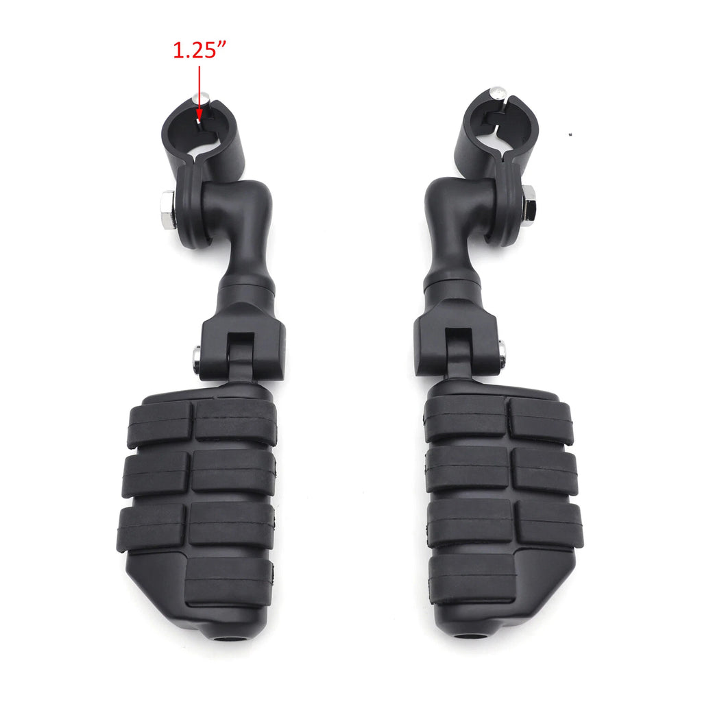 3" Long FootPeg Mounts Clamps for Harley (1.25" Engine Guard)