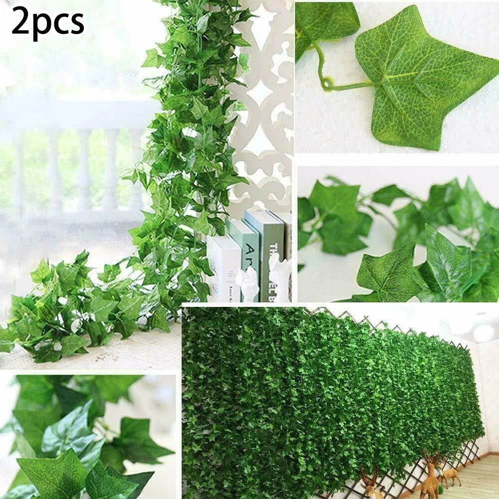 Artificial Hanging Plants for Banisters, Decor, Doors, Mirror