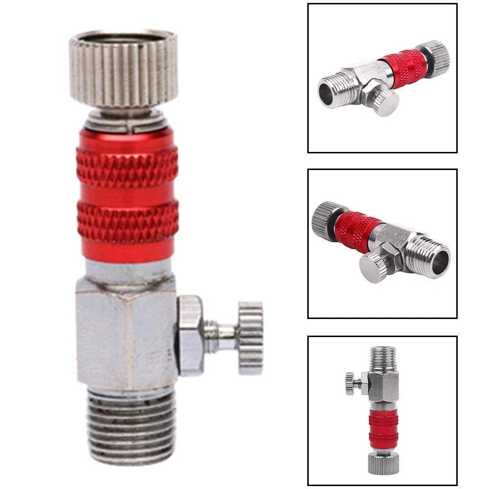1/8 Quick Connect Air Brush Adapter for Automotive Use (Metal Construction)