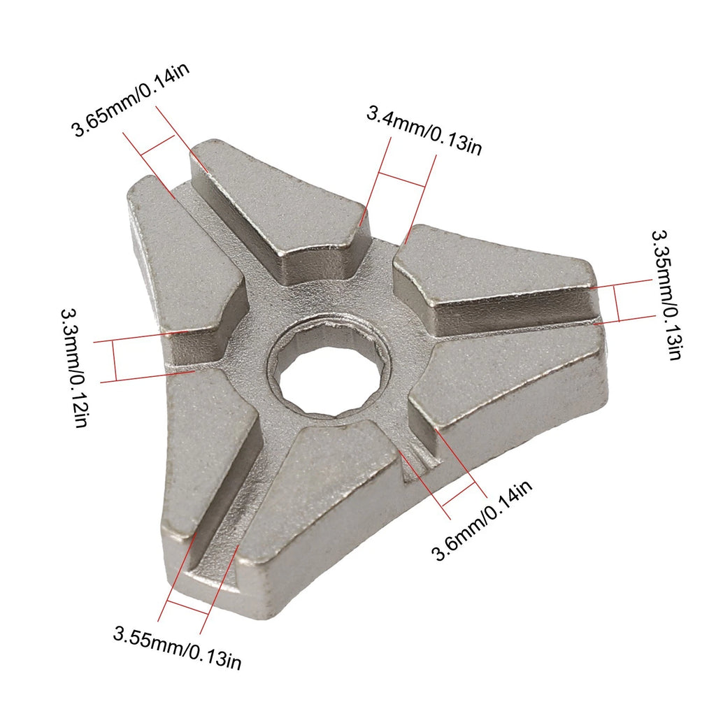 Bicycle Spoke Wrench #52 for 12g Spokes (3.2/3.3/3.5mm)