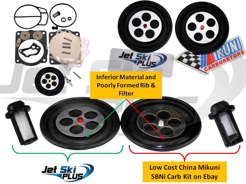 Carb Kit for Yamaha Dual GP XL XLT 800 1200 1300 (1996–2002) Mikuni SBNI