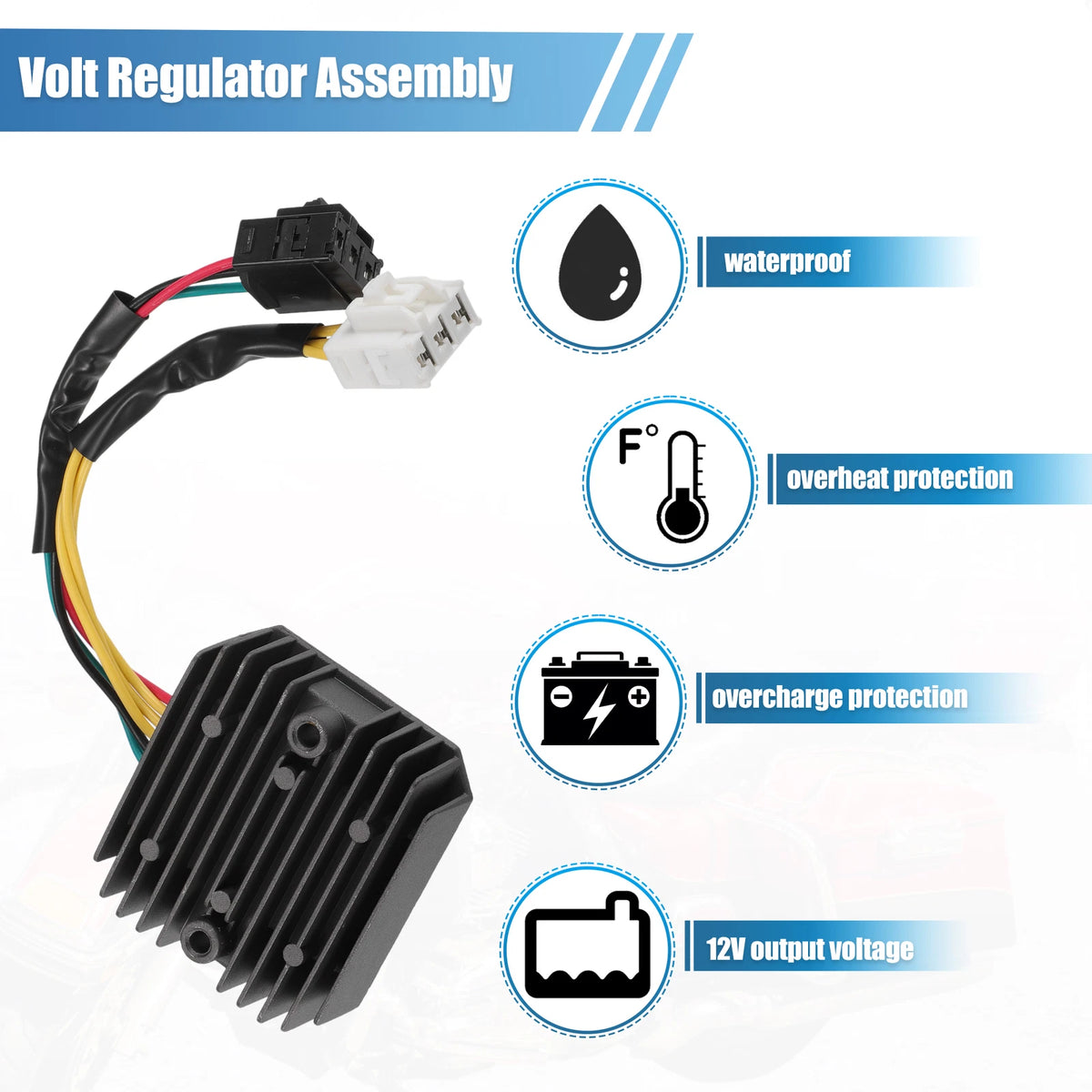 1 Pcs Voltage Regulator Rectifier for Honda SH125i (2005–2013) No. 31600KTF641